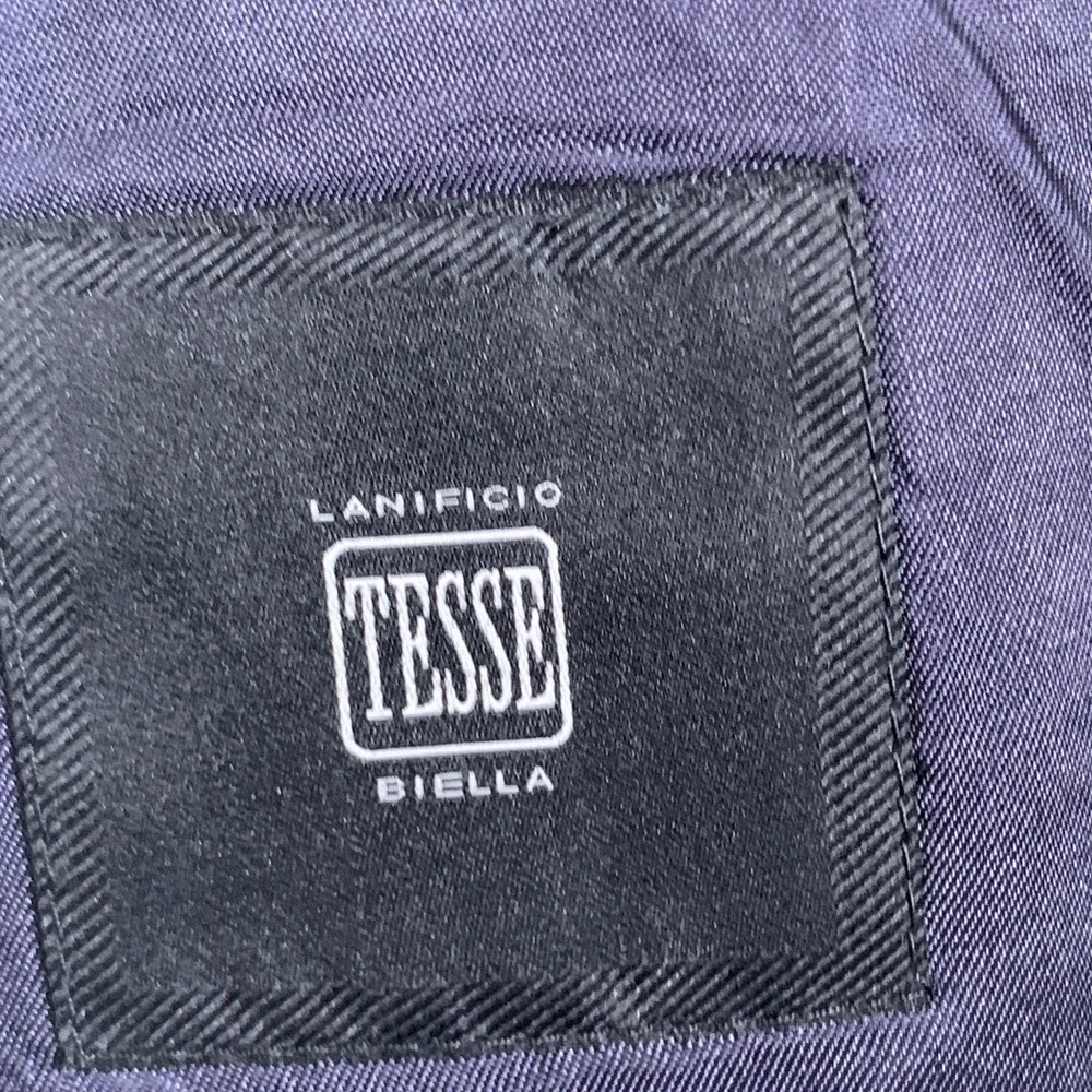Hugo Boss Phoenix Blazer Mens 40S Navy Lanificio Tesse Biella Sport Coat